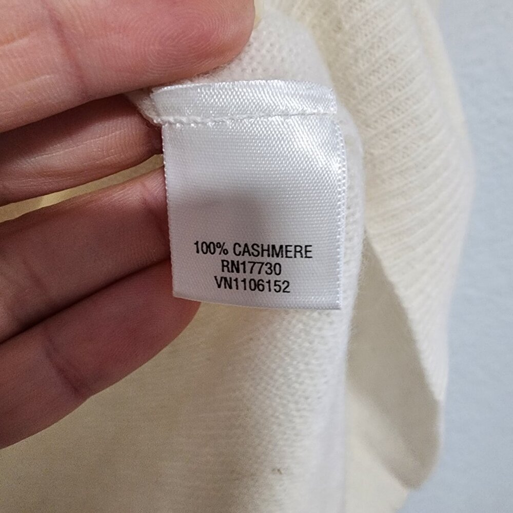 Women's Isaac Mizrahi For Target Pullover Sweater V-Neck 100% Cashmere Size M - Picture 5 of 14